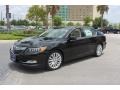 2014 Crystal Black Pearl Acura RLX Advance Package  photo #3