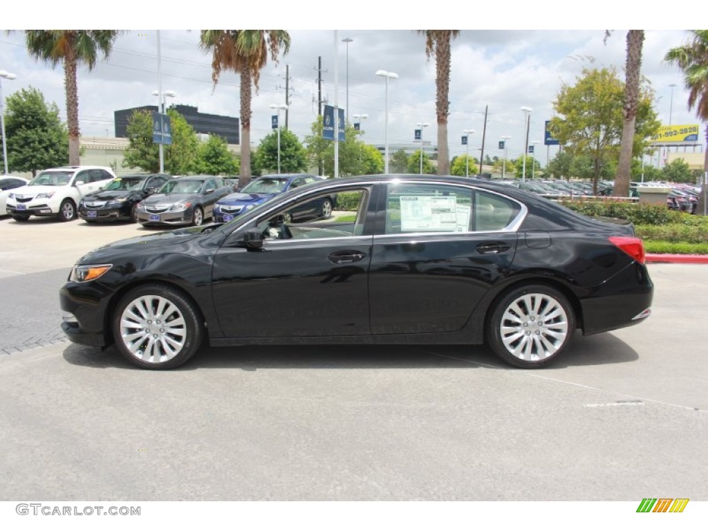 Crystal Black Pearl 2014 Acura RLX Advance Package Exterior Photo #83731243