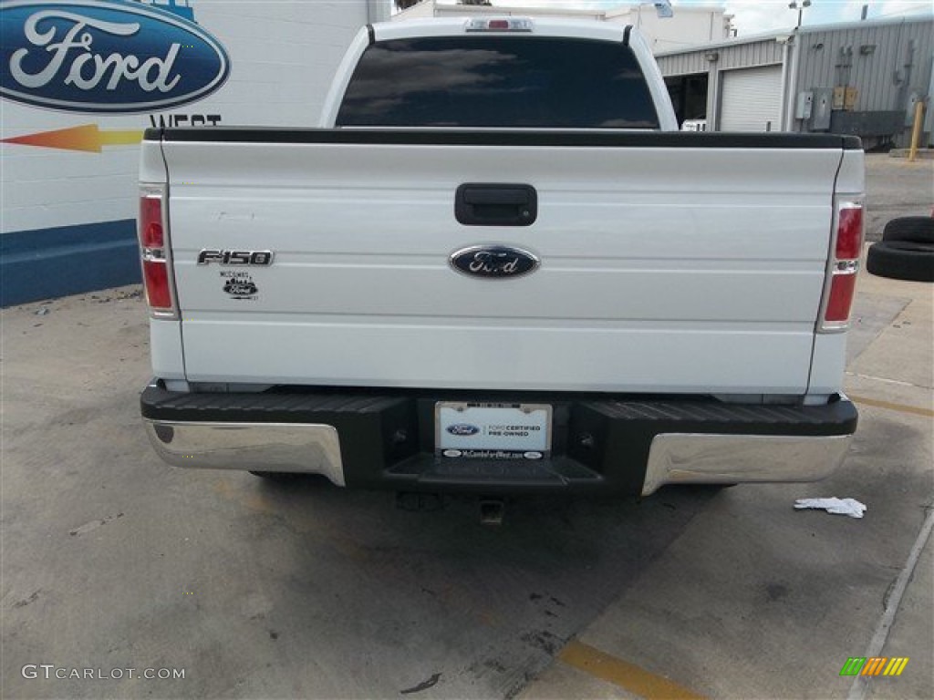 2010 F150 XLT SuperCab - Oxford White / Medium Stone photo #4