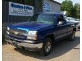 Arrival Blue Metallic 2003 Chevrolet Silverado 1500 Regular Cab 4x4