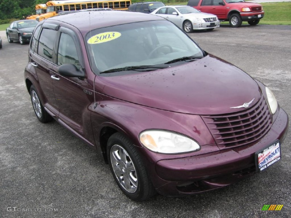 2003 PT Cruiser Touring - Deep Cranberry Pearl / Dark Slate Gray photo #1