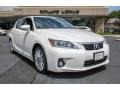 2012 Starfire White Pearl Lexus CT 200h Hybrid Premium  photo #1