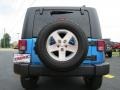 2010 Surf Blue Pearl Jeep Wrangler Unlimited Rubicon 4x4  photo #6