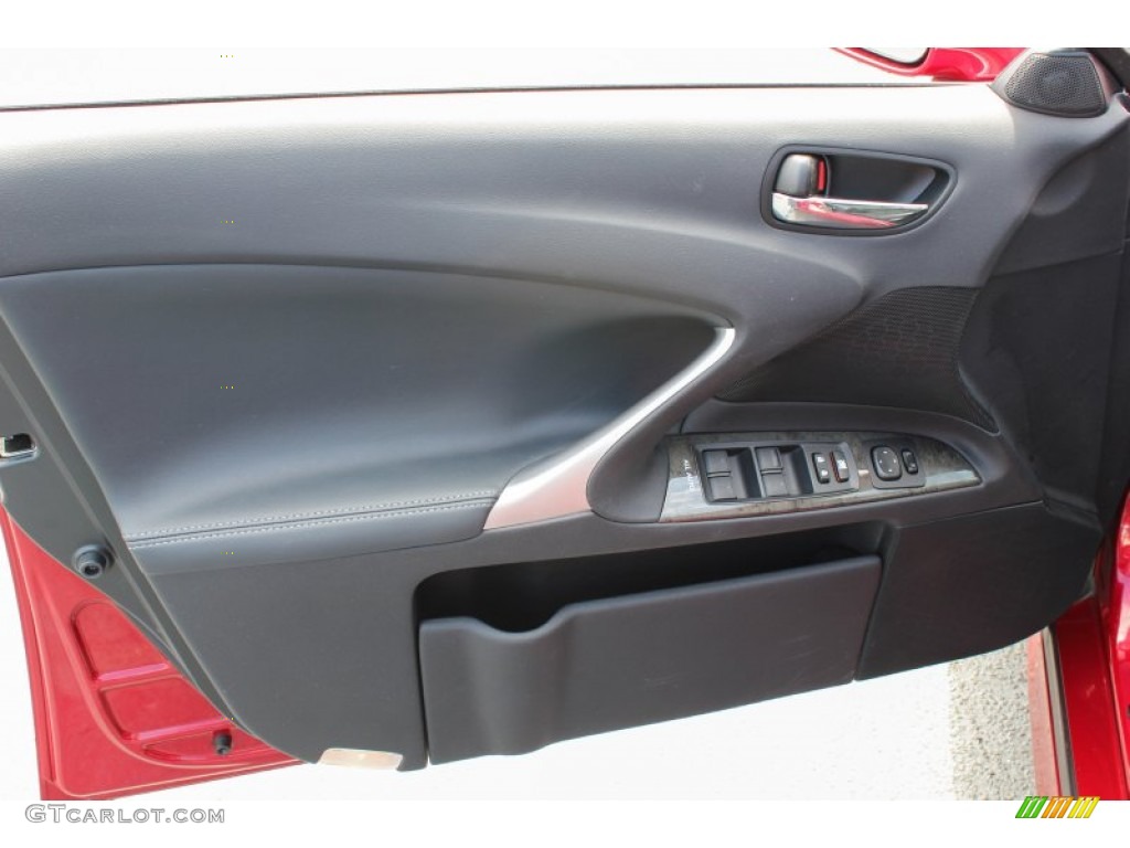 2011 Lexus IS 250 AWD Black Door Panel Photo #83734381
