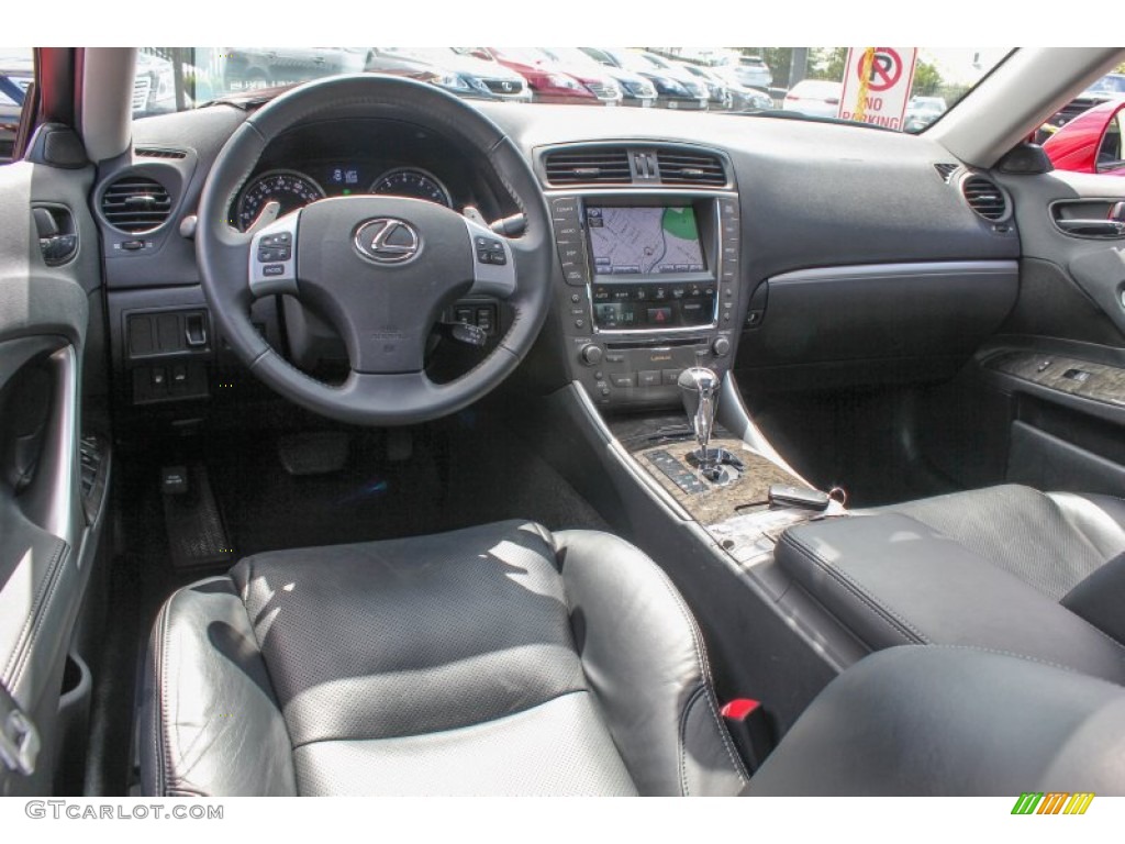 Black Interior 2011 Lexus IS 250 AWD Photo #83734567