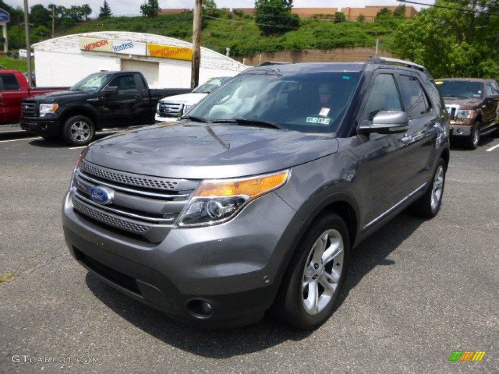 2012 Explorer Limited 4WD - Sterling Gray Metallic / Charcoal Black photo #5