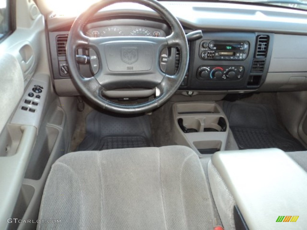 2001 Dodge Dakota SLT Quad Cab 4x4 Dark Slate Gray Dashboard Photo #83737628