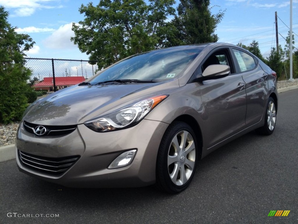 2012 Elantra Limited - Desert Bronze / Black photo #1