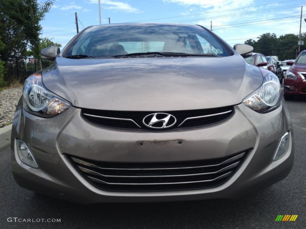 2012 Elantra Limited - Desert Bronze / Black photo #2