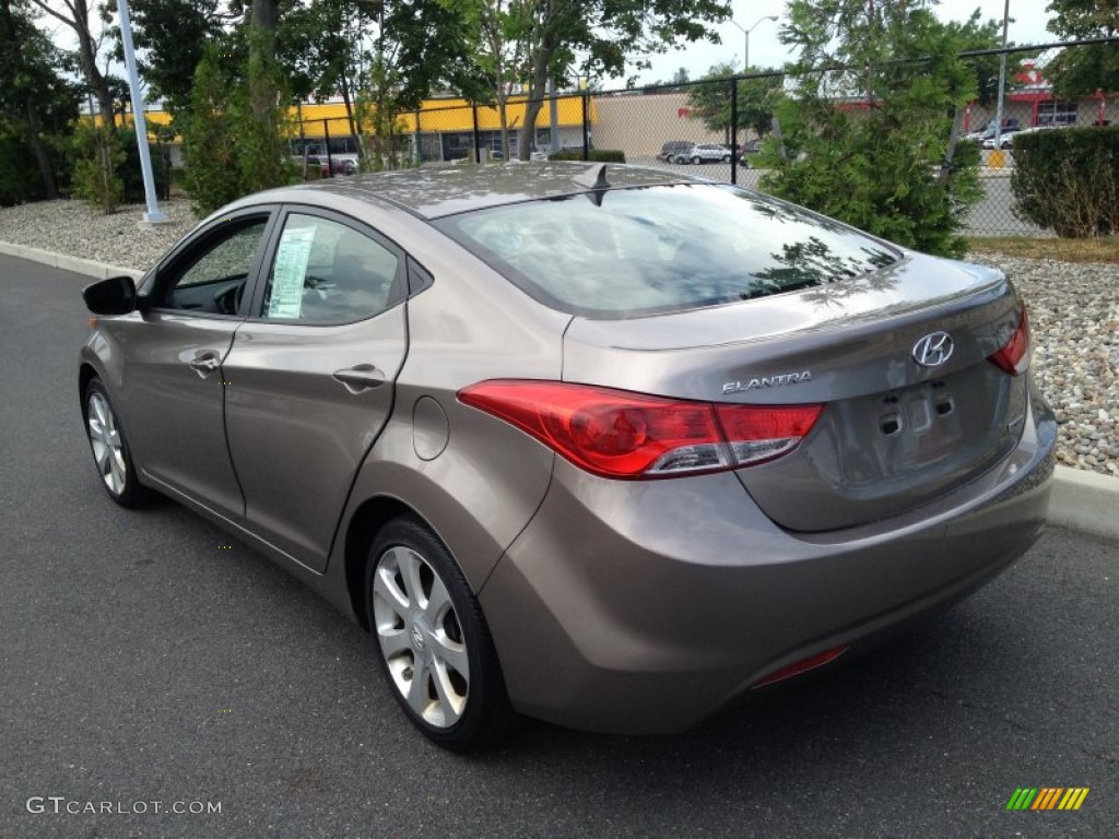 2012 Elantra Limited - Desert Bronze / Black photo #5