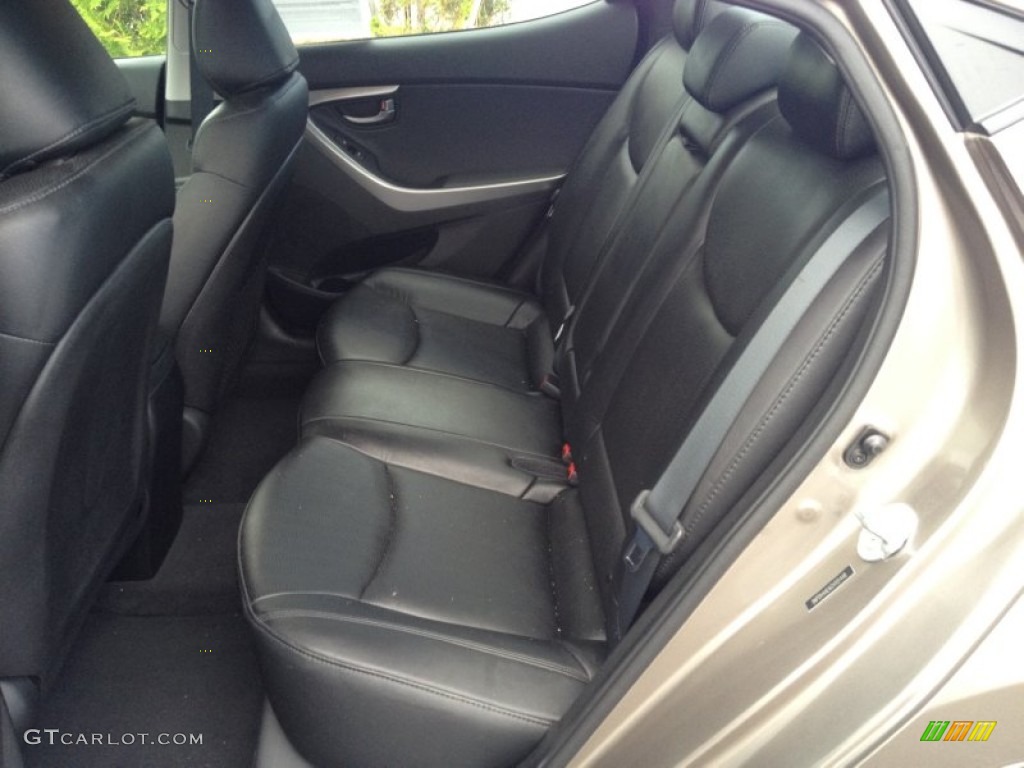 2012 Elantra Limited - Desert Bronze / Black photo #7