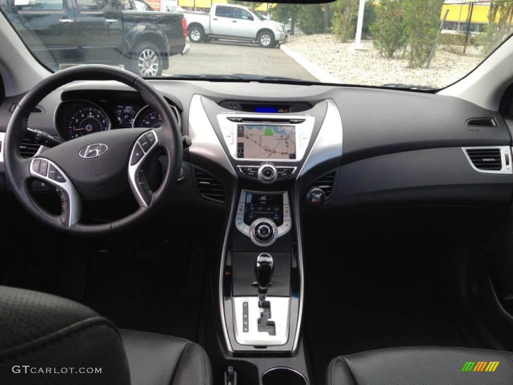 2012 Elantra Limited - Desert Bronze / Black photo #9