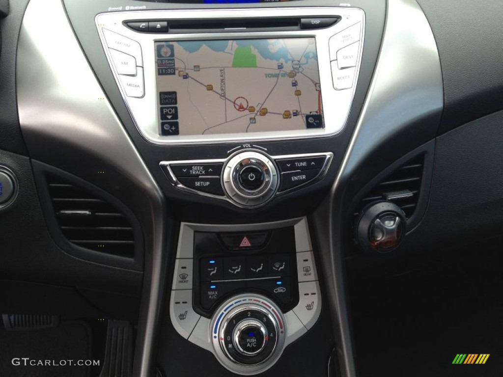 2012 Elantra Limited - Desert Bronze / Black photo #13