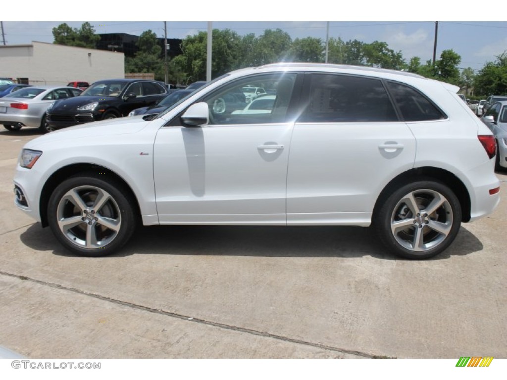 Glacier White Metallic 2014 Audi Q5 3.0 TFSI quattro Exterior Photo #83738767