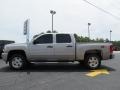 2009 Silver Birch Metallic Chevrolet Silverado 1500 LT Crew Cab 4x4  photo #4