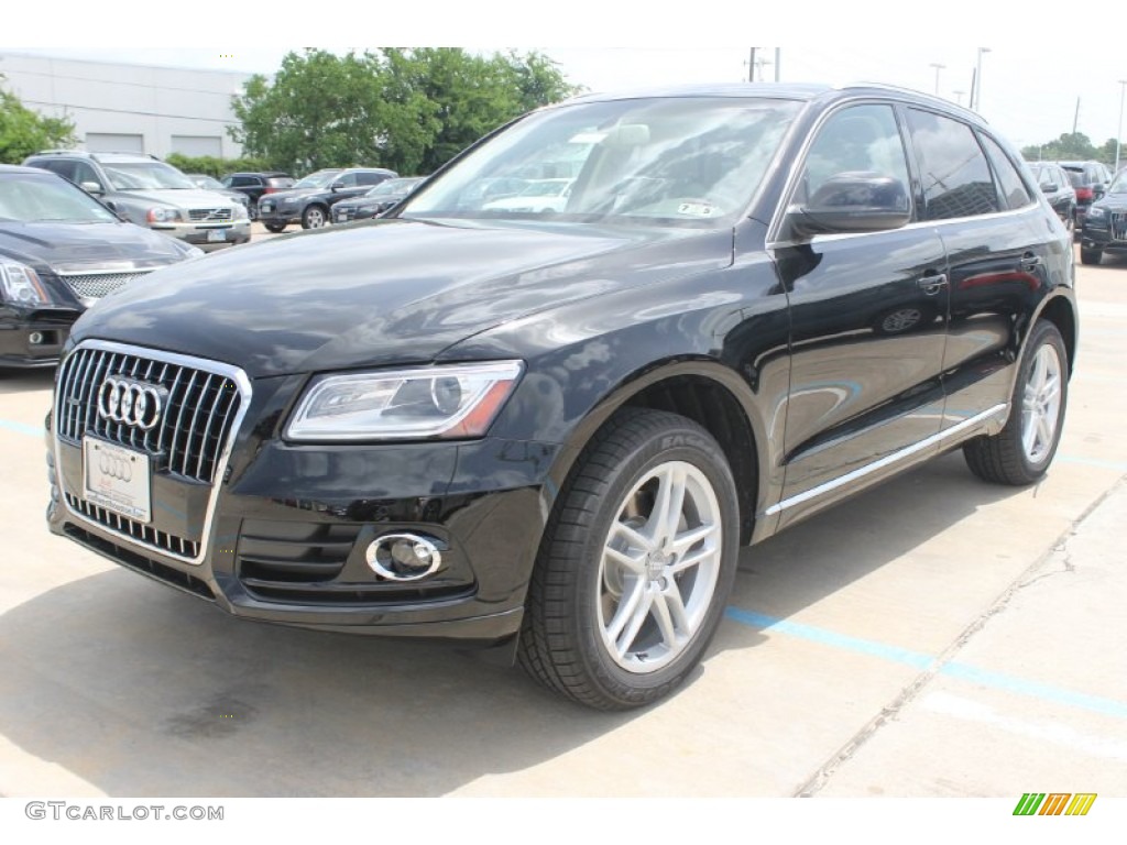 2014 Q5 3.0 TDI quattro - Brilliant Black / Pistachio Beige photo #3