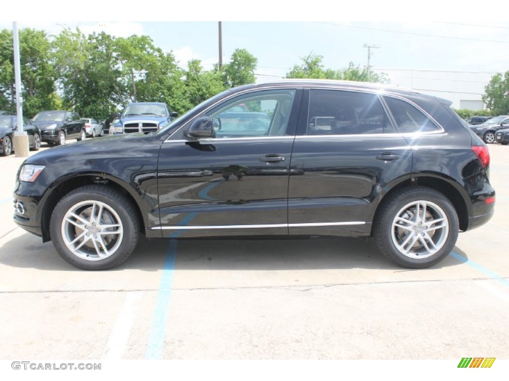 2014 Q5 3.0 TDI quattro - Brilliant Black / Pistachio Beige photo #5