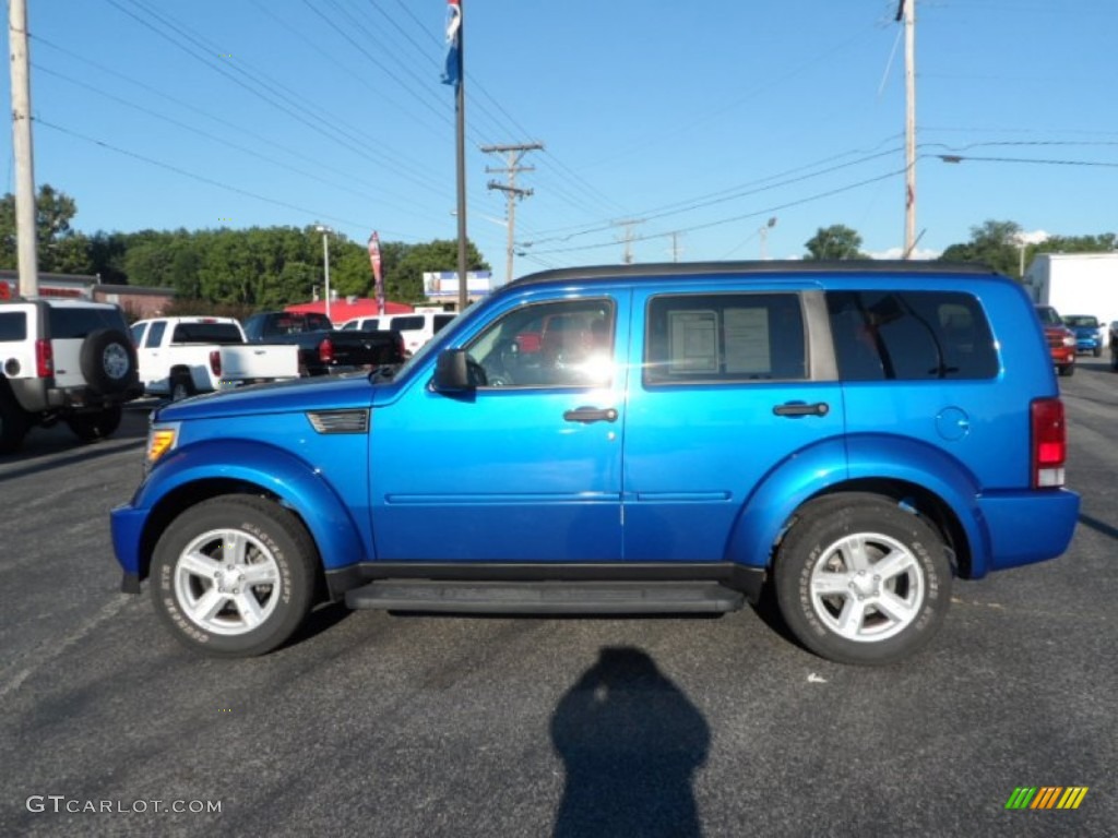 2007 Nitro SLT 4x4 - Electric Blue Pearl / Dark Slate Gray/Light Slate Gray photo #2