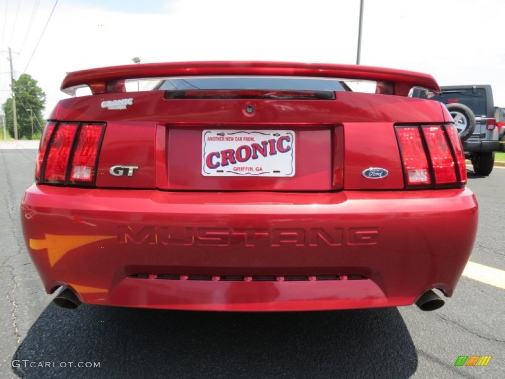 2003 Mustang GT Convertible - Redfire Metallic / Medium Parchment photo #6