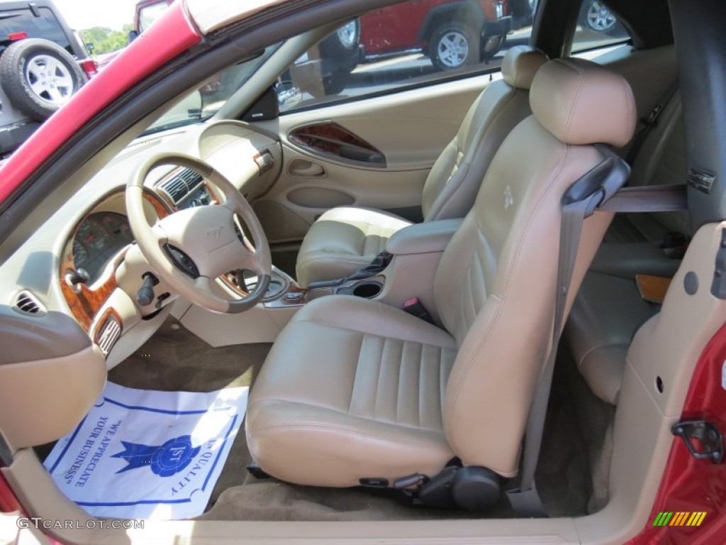 2003 Mustang GT Convertible - Redfire Metallic / Medium Parchment photo #11