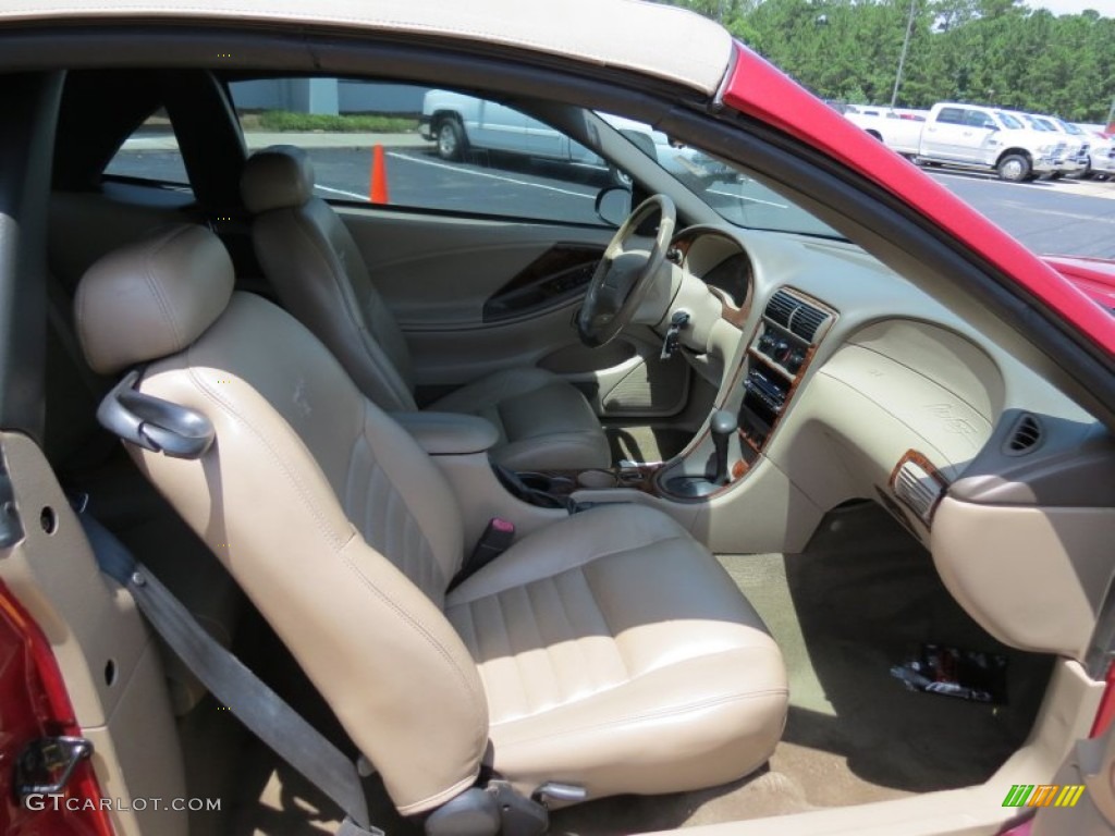 2003 Mustang GT Convertible - Redfire Metallic / Medium Parchment photo #14