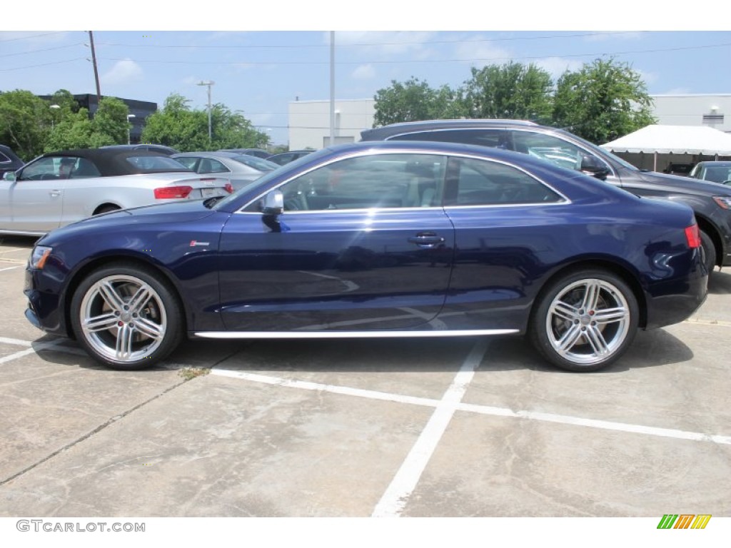 Estoril Blue Crystal 2014 Audi S5 3.0T Premium Plus quattro Coupe Exterior Photo #83740606