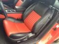 2003 Ford Thunderbird Black Ink/Torch Red Interior Front Seat Photo