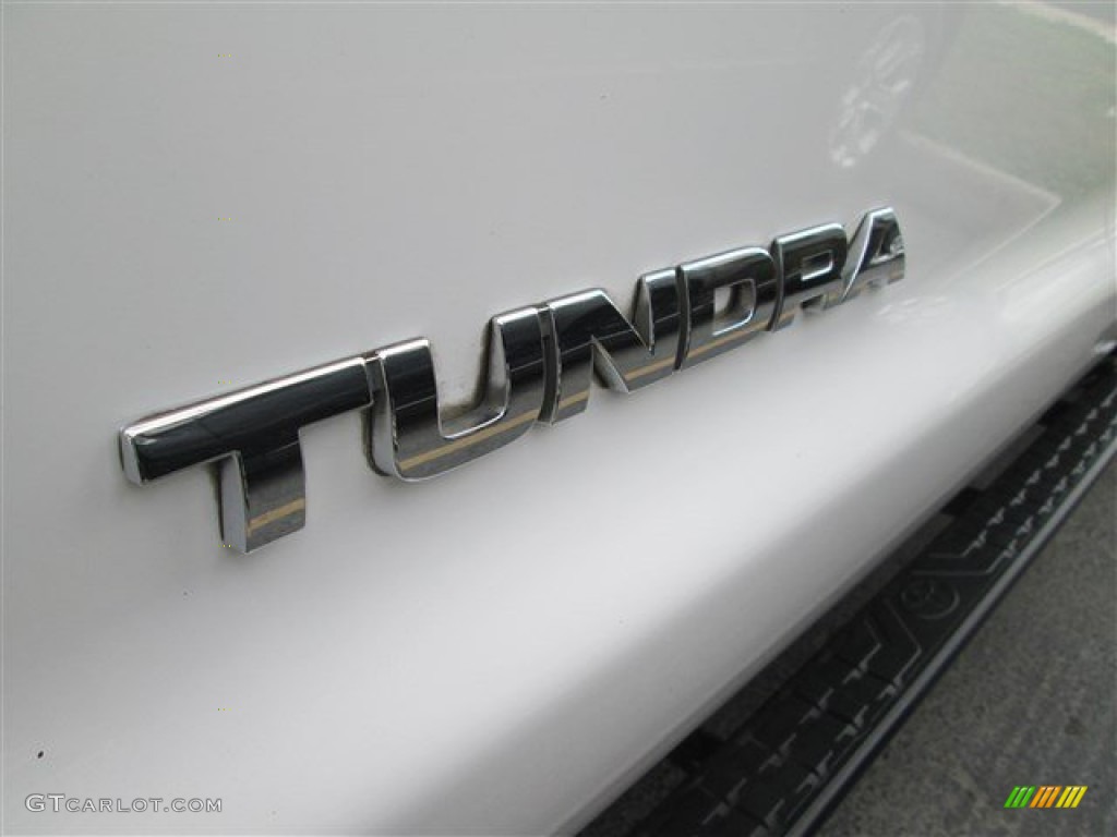 2008 Tundra Limited Double Cab - Super White / Beige photo #3