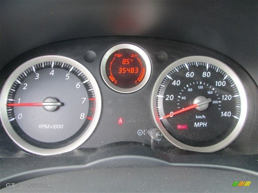 2011 Nissan Sentra SE-R Spec V Gauges Photo #83741719