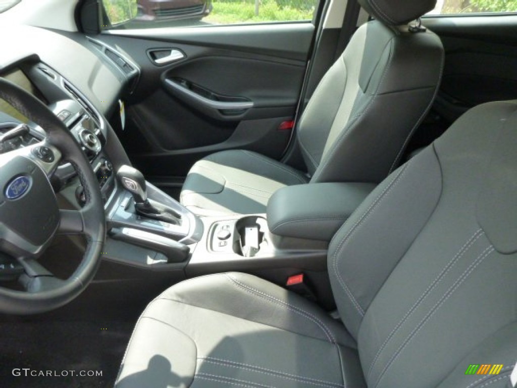 2014 Ford Focus Titanium Hatchback Front Seat Photo #83741791