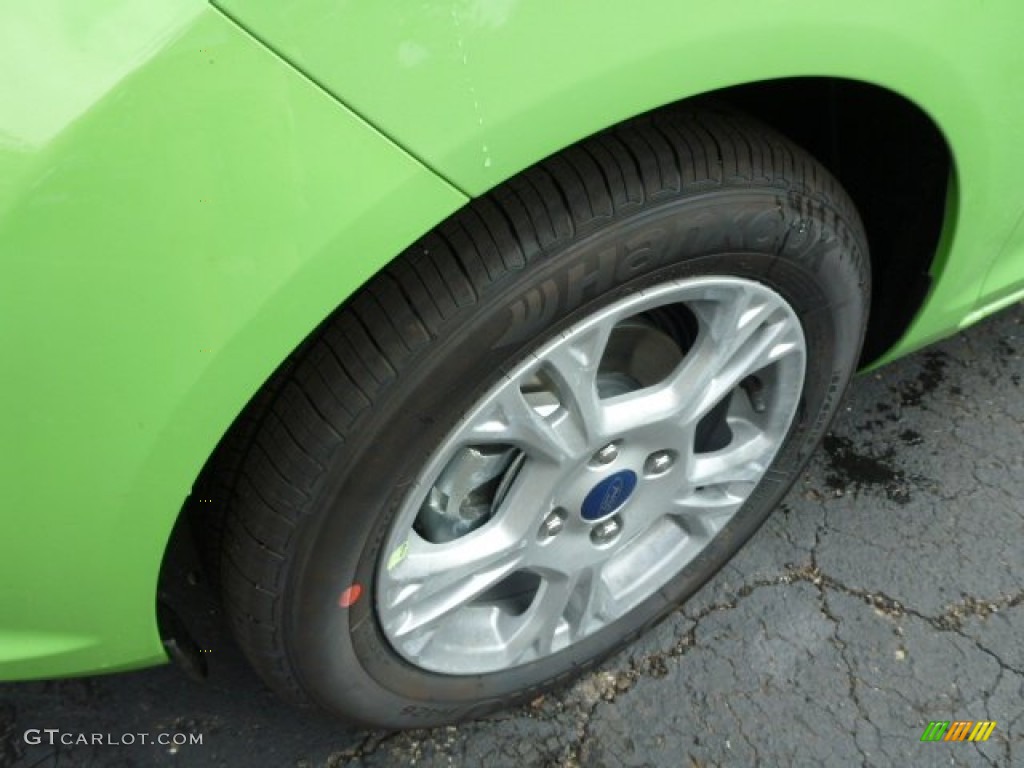 2014 Fiesta SE Sedan - Green Envy / Charcoal Black photo #7