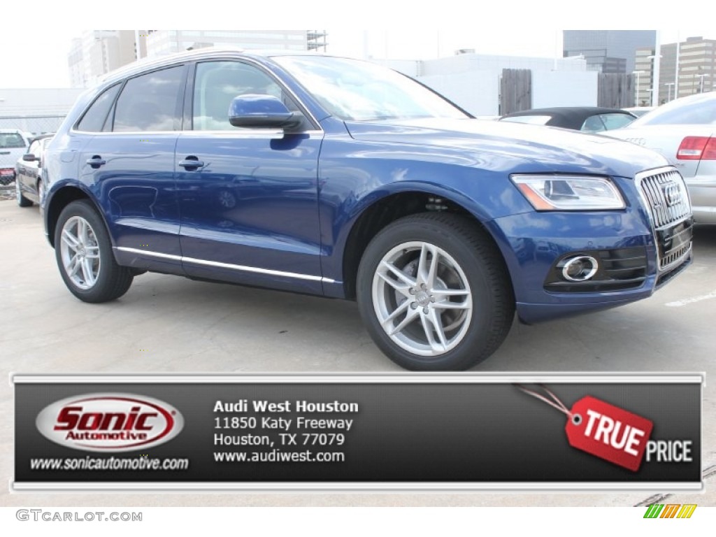 2013 Q5 2.0 TFSI quattro - Scuba Blue Metallic / Pistachio Beige photo #1