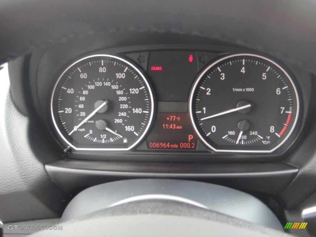 2012 BMW 1 Series 135i Coupe Gauges Photo #83742373