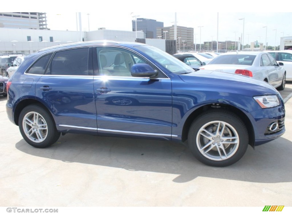 2013 Q5 2.0 TFSI quattro - Scuba Blue Metallic / Pistachio Beige photo #11