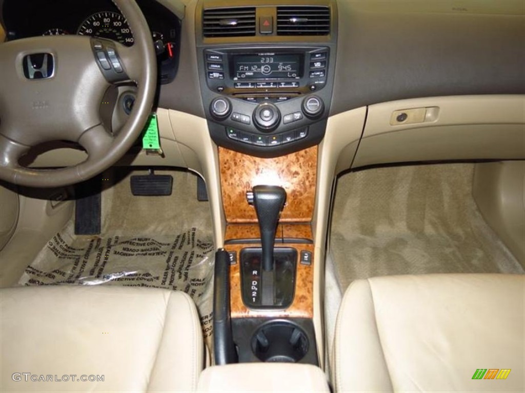 2003 Accord EX V6 Sedan - Desert Mist Metallic / Ivory photo #12