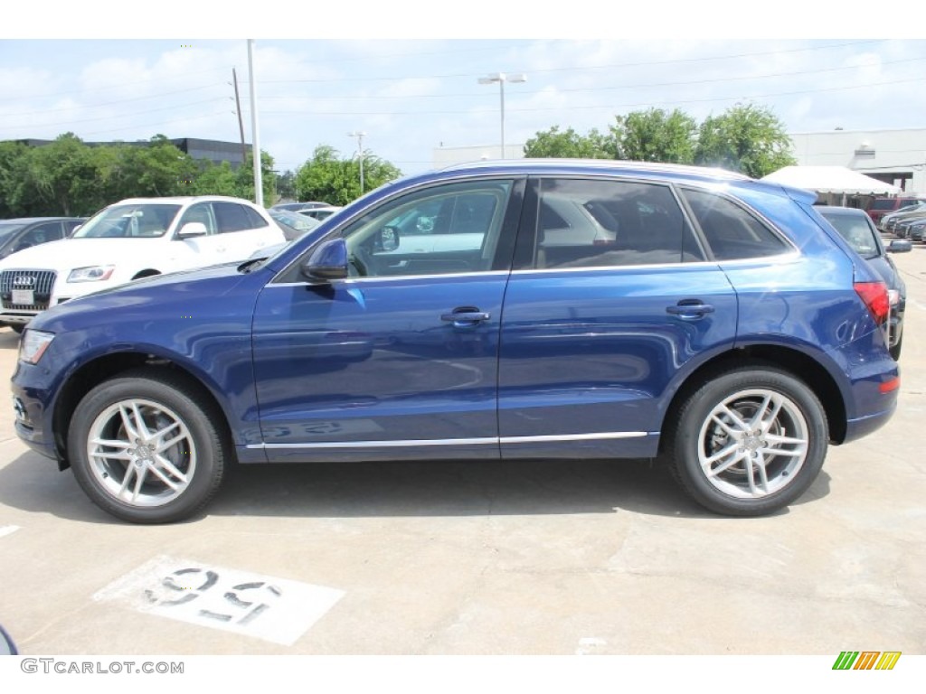 Scuba Blue Metallic 2013 Audi Q5 2.0 TFSI quattro Exterior Photo #83742925