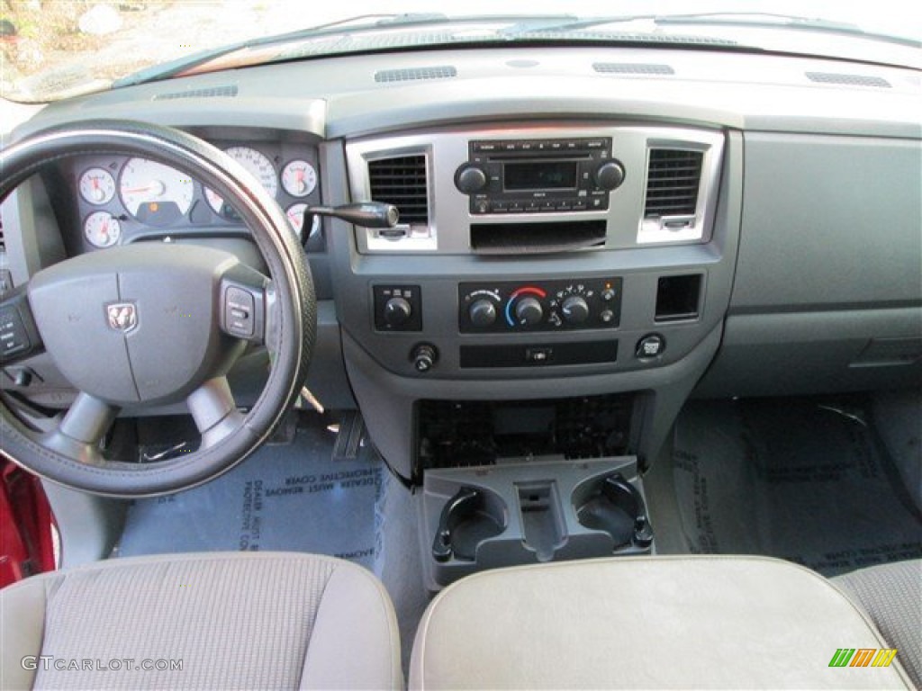 2008 Ram 1500 Big Horn Edition Quad Cab 4x4 - Inferno Red Crystal Pearl / Medium Slate Gray photo #12