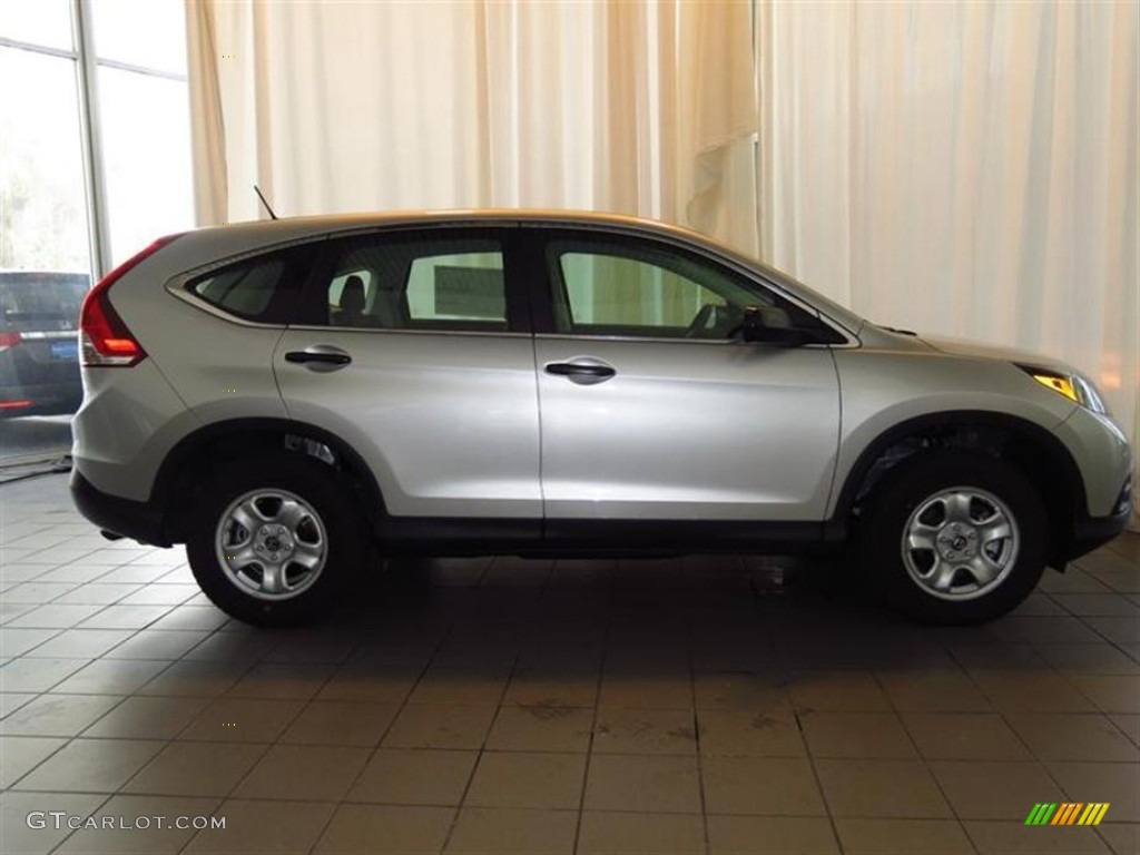 2013 CR-V LX - Alabaster Silver Metallic / Gray photo #2