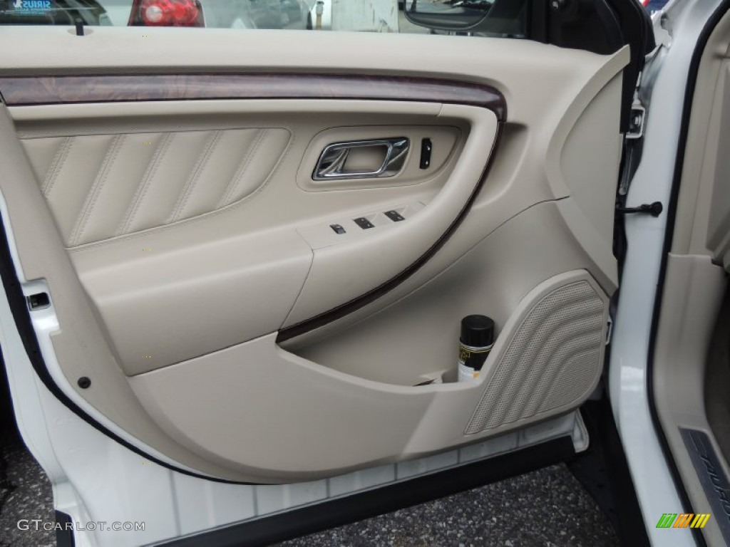 2010 Taurus Limited - White Platinum Metallic Tri-Coat / Light Stone photo #11