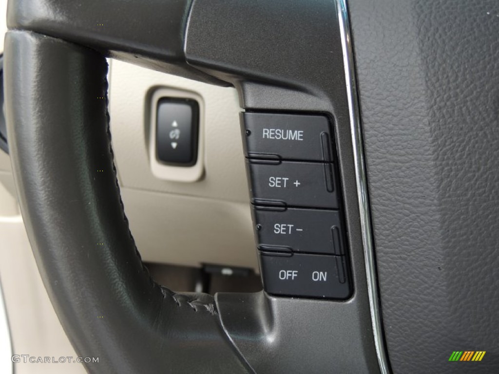 2010 Taurus Limited - White Platinum Metallic Tri-Coat / Light Stone photo #17