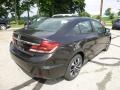 Kona Coffee Metallic - Civic EX-L Sedan Photo No. 3