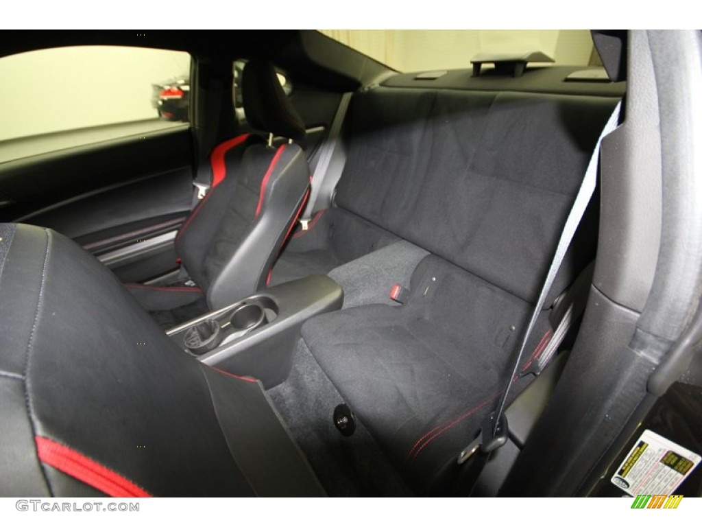 Black/Red Accents Interior 2013 Scion FR-S Sport Coupe Photo #83749063