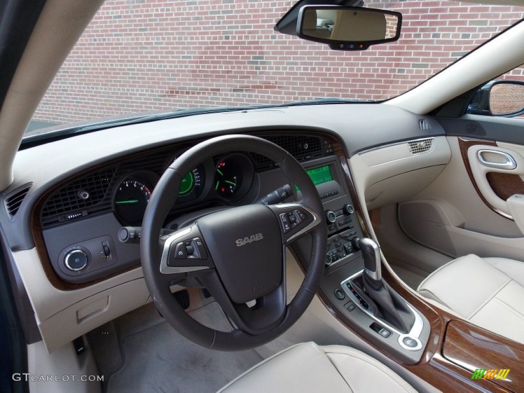 Parchment Interior 2011 Saab 9-5 Turbo4 Premium Sedan Photo #83749192