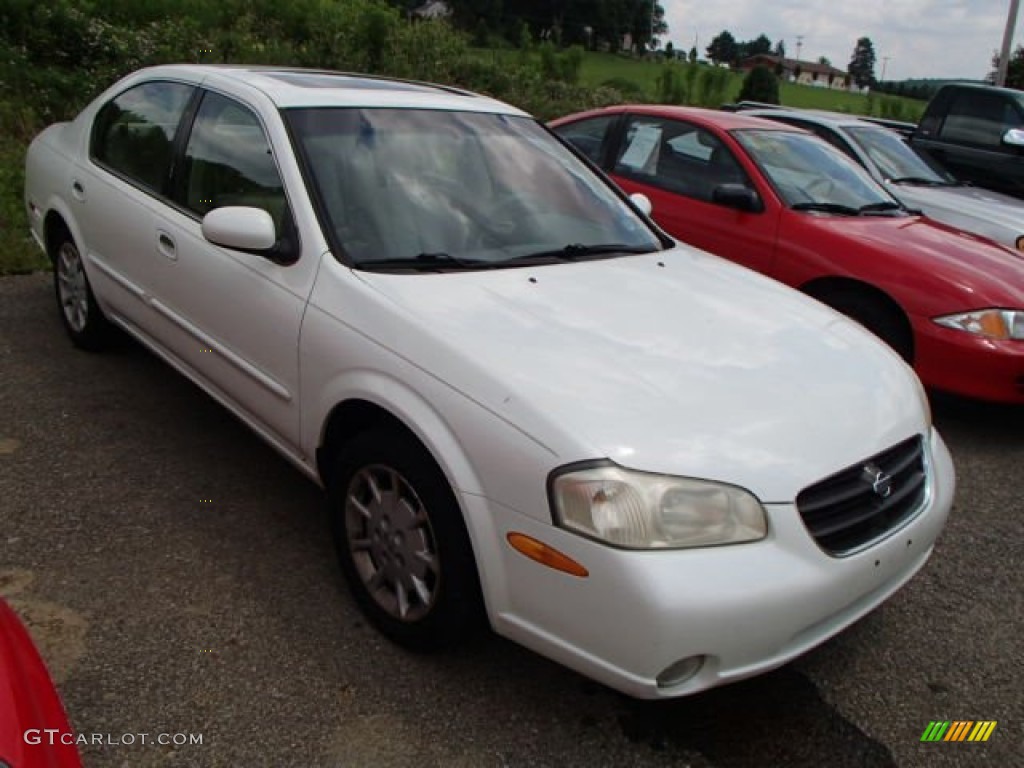 2000 Maxima GLE - Icelandic Pearl / Blond photo #1