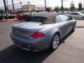 2007 Silver Grey Metallic BMW 6 Series 650i Convertible  photo #8