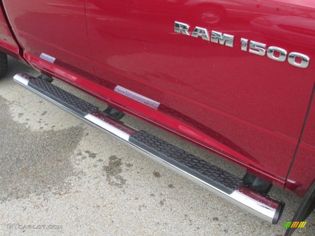 2011 Ram 1500 SLT Quad Cab 4x4 - Deep Cherry Red Crystal Pearl / Dark Slate Gray/Medium Graystone photo #4