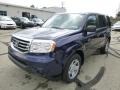 2013 Obsidian Blue Pearl Honda Pilot LX 4WD  photo #7