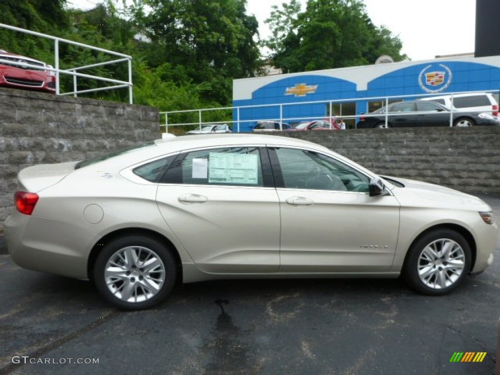2014 Impala LS - Champagne Silver Metallic / Jet Black/Dark Titanium photo #2