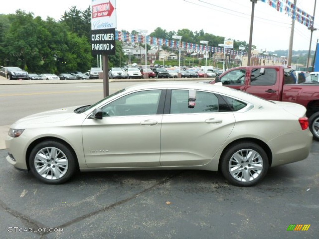 2014 Impala LS - Champagne Silver Metallic / Jet Black/Dark Titanium photo #6