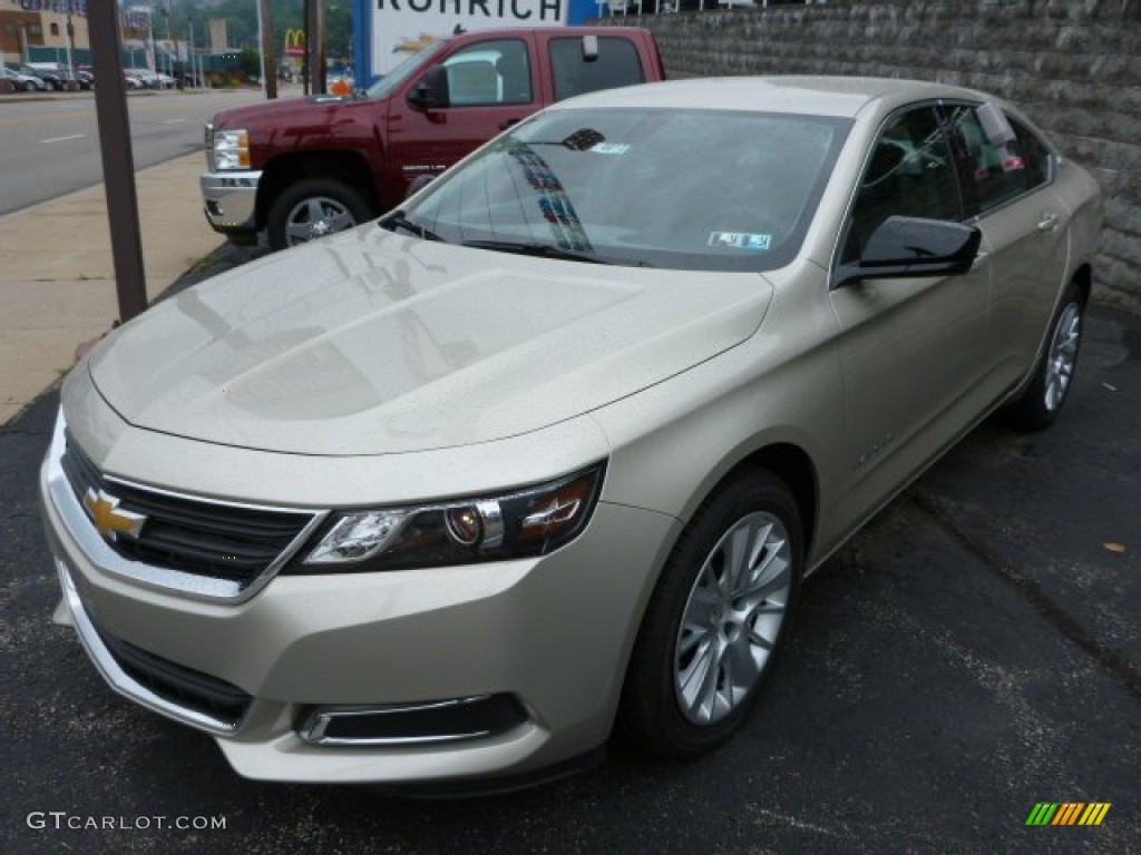 Champagne Silver Metallic 2014 Chevrolet Impala LS Exterior Photo #83753215